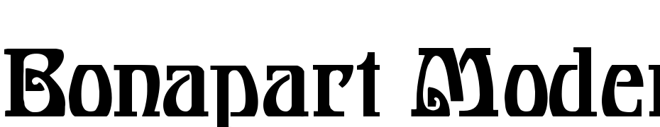 Bonapart Modern Font Download Free